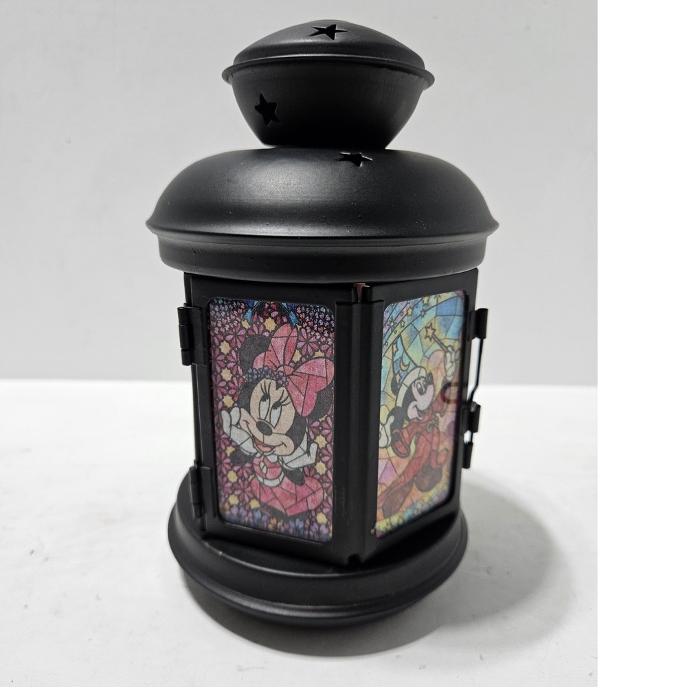 Disney Lantern 6 Side Princesses Mickey Minnie Black